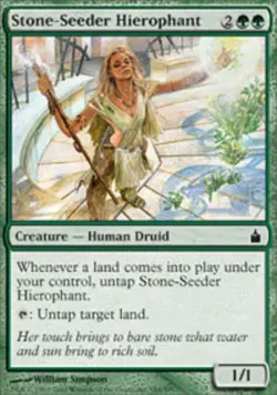 4 x Stone-Seeder Hierophant - Ravnica: City of Guilds - Light Play - MTG - Image 1