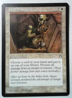 Hidden Retreat *Rare* Magic MtG x1 Stronghold SP - Image 1