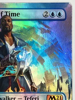 Teferi, Master of Time NM Borderless FOIL Core Set 2021 281 MTG - Image 4