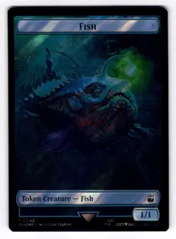 Fish / Food Surge Foil Doctor Who Token 0042/0059 MTG Foil - Image 2