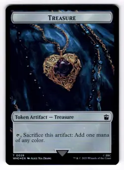 Copy / Treasure Foil Token NM Doctor Who 0001/0029 MTG Foil - Image 2