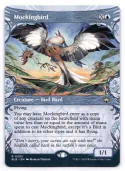 Mockingbird NM Showcase Bloomburrow 0305 MTG Regular - Image 1