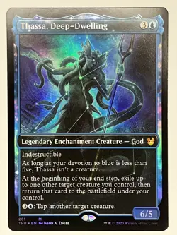 Thassa, Deep-Dwelling FOIL Showcase Theros Beyond Death 261 MTG Foil - Image 1