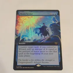 Mana Sculpt EXTENDED ART FOIL Rare Instant Blue SOS 319 - Image 1