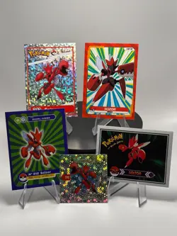 Pokemon Scizor Set of 5 - Scizor #212 Peru/NON-TCG Sticker Set - Image 1
