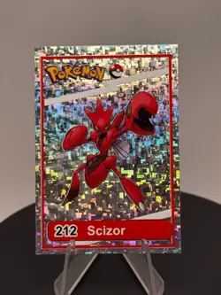 Pokemon Scizor Set of 5 - Scizor #212 Peru/NON-TCG Sticker Set - Image 2