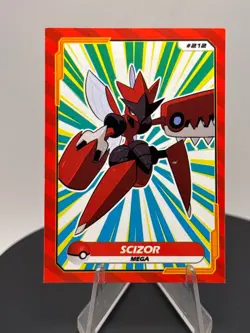 Pokemon Scizor Set of 5 - Scizor #212 Peru/NON-TCG Sticker Set - Image 4