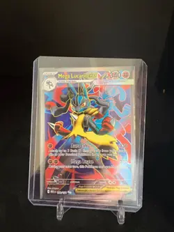 Mega Lucario ex 160/132 Ultra Rare - Mega Evolution Pokemon Card - Pack Mint - Image 1