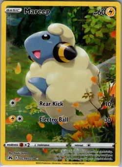 Mareep GG34/GG70 Crown Zenith: Galarian Gallery - Pokemon Card - NM - Image 1