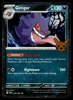 Pokemon TCG Trick or Trade 2024 Gengar Holo - Image 1