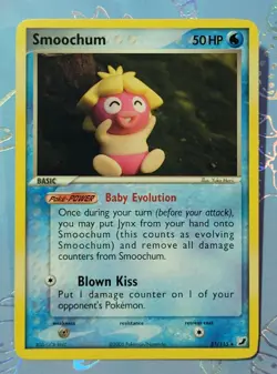 Smoochum 31/115 EX Unseen Forces Pokemon Card NM+ - Image 1