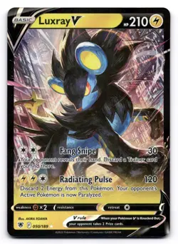 Luxray V NM 050/189 Holo Astral Radiance Pokemon Holo V Rare - Image 1