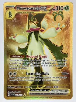 Meowscarada ex NM Paldea Evolved 271/193 SVP033 33 Pokemon TCG Holo - Image 2