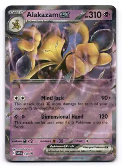 Alakazam ex NM 050 Holo Scarlet & Violet Promo Pokemon Holo Promo - Image 1