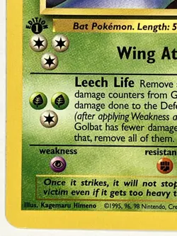 Golbat NM 34/62 1st Edition Fossil Pokemon TCG Regular - Image 5