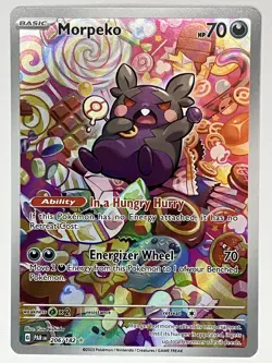 Morpeko NM IR 206/182 Paradox Rift Pokemon TCG Holo - Image 1