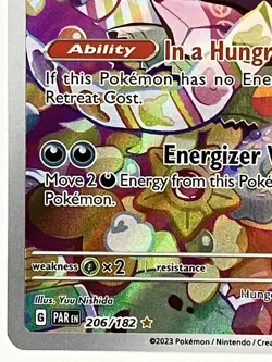 Morpeko NM IR 206/182 Paradox Rift Pokemon TCG Holo - Image 5