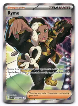 Ryme NM 221/197 SV03: Obsidian Flames Pokemon TCG Holo - Image 1