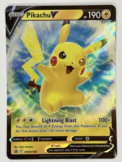 Pikachu V Morpeko V Mimikyu ex SWSH198 SVP004 Shining Fates 037/072 Pokemon TCG - Image 2