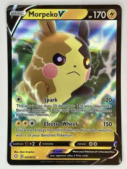 Pikachu V Morpeko V Mimikyu ex SWSH198 SVP004 Shining Fates 037/072 Pokemon TCG - Image 4