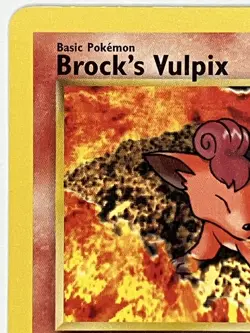 Brock's Vulpix HP DMG W Stamp 37/132 Gym Challlenge WOTC Promo Pokemon TCG Reg - Image 3