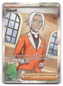 Clavell NM 249/193 Sv02: Paldea Evolved Pokemon TCG Holo - Image 1