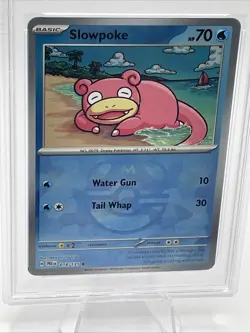 2025 POKEMON PRISMATIC EVOLUTIONS MASTER BALL REVERSE HOLO #018 SLOWPOKE PSA 10 - Image 2