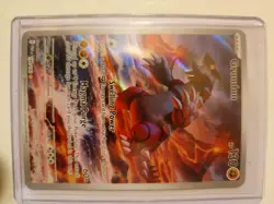 Pokemon TCG Groudon Paradox Rift 199/182 Holo Illustration Rare - Image 2