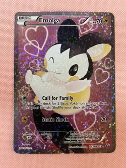 Pokemon TCG Emolga RC23/25 Full Art Rare Holo - Image 1