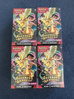 Pokemon Ascended Heroes Booster Bundle - Lot of 4 SEALED - Image 1