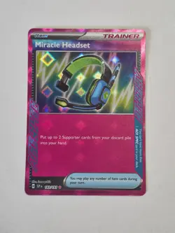 Miracle Headset 183/191 ACE SPEC Rare Surging Sparks Pokemon Holo Near Mint - Image 1