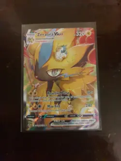 Pokemon Zeraora VMAX GG42/GG70 Crown Zenith Galarian Gallery Holo 320 HP - Image 1