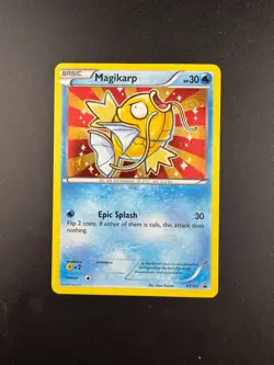 Pokemon Magikarp XY143 Holo Black Star Promo Shiny Magikarp - Image 1