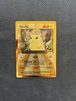 Pikachu 58/102 Gold Metal - Pokemon TCG 25th Anniversary Celebrations - NM - Image 1