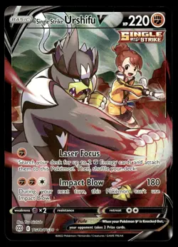 Single Strike Urshifu V #TG18 - are - Pokemon Brilliant Stars - LP/NM - Image 1