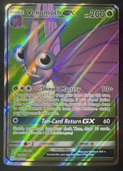 Pokemon Venomoth GX 193/214 SM-Unbroken Bonds Ultra Rare Full Art Holo - Image 1
