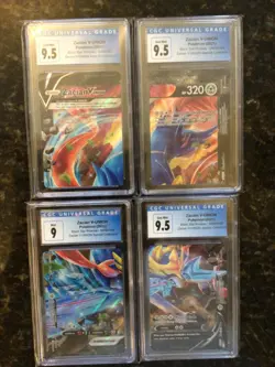 Pokemon 2021 CGC 9 9.5 Black Star Promo Zacian V-Union SWSH163 164 165 166 - Image 1