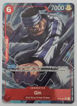 One Piece TCG Gin OP15-007 SR - Alt Art - Adventure on Kami's Island - NM - Image 1