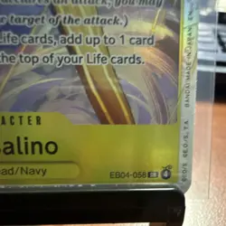 Borsalino EB04-058 SR Foil Blocker On Play 6000 Power 5 Cost Egghead/Navy Bandai - Image 3