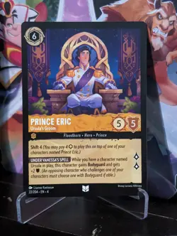 Disney Lorcana Ursula's Return Prince Eric Ursula's Groom 22/204 Non Holo - Image 1