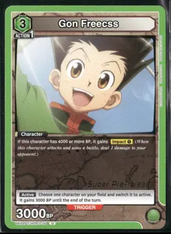 Union Arena TCG Gon Freecss UE02ST/HTR-1-101 Super Pre-release HxH - Image 1