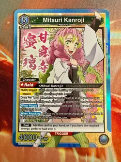 Mitsuri Kanroji UEX05BT/KMY-3-034 SR Holo Union Arena Demon Slayer Vol 2 NM/MNT - Image 1