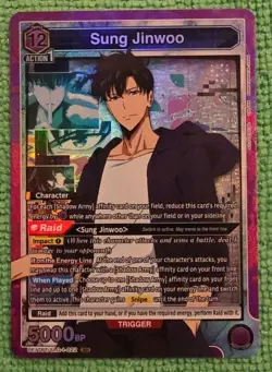 SUNG JINWOO SR UE17BT/SLG-1-022 UNION ARENA SOLO LEVELING NM - Image 1