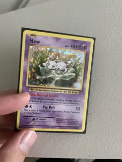 Pokemon Mew TCG Card 53/108 Holo Rare, XY Evolutions - Image 3