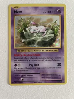 Pokemon Mew TCG Card 53/108 Holo Rare, XY Evolutions - Image 4