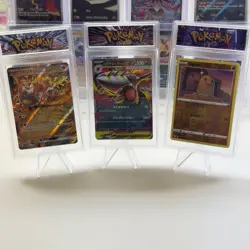 Pokemon Ungraded Slab Lot (3 Cards) : Diglett, Japanese Mega Sharpedo, Entei - Image 1