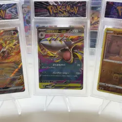 Pokemon Ungraded Slab Lot (3 Cards) : Diglett, Japanese Mega Sharpedo, Entei - Image 3