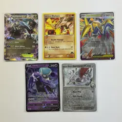 Pokemon Card Lot (5 Cards) - Vintage Modern Hyper Ultra IR SIR Reverse Holo Rare - Image 1