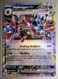 Pokemon - Hydreigon ex - Double Rare - Surging Sparks NM - Plus Free Card - Image 1
