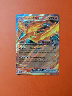 Team Rocket's Moltres ex - (Destined Rivals Stamp) 031/182 Miscellaneous Cards & - Image 1